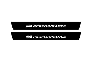 BMW 3 G20 2019+ Illuminated Matte Sill Plates with logo ///M Performance BMW Led Door Sills PRO opdesign