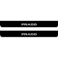 Toyota Prado 250 2023+ Illuminated Matte Sill Plates with logo Prado Toyota Led Door Sills PRO opdesign