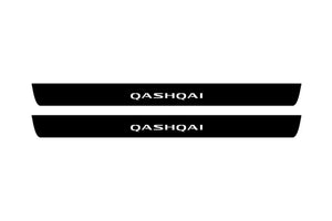 Nissan Qashqai III 2021+ Illuminated Matte Sill Plates with logo Qashqai Nissan Led Door Sills PRO opdesign