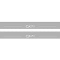 Illuminated LED Door Sill Tread Plates Infiniti QX70 (FX) 2008-2017 With QX70 Logo Infiniti Led Door Sills opdesign