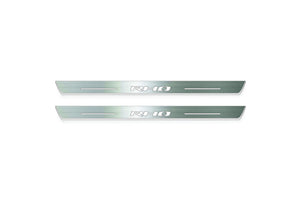 RAM 1500 V 2019+ LED Door Sill Guards with Illuminated RHO Logo Door Sills Decoin