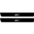Volkswagen Touareg II 2010-2018 Illuminated Matte Sill Plates with logo R-Line Volkswagen Led Door Sills PRO opdesign