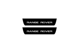 Range Rover III 2002-2012 Illuminated Matte Sill Plates with logo Range Rover Range Rover Led Door Sills PRO opdesign