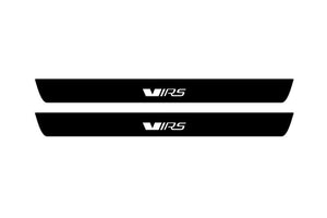 Skoda Octavia III (A7) 2013-2020 Illuminated Matte Sill Plates with logo VRS Skoda Led Door Sills PRO opdesign