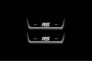 Ford Focus III 2011-2018 LED Door Sills Illuminated Scuff RS Logo Stainless Steel Entry Guards Door Sills Decoin