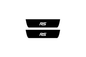 Ford Focus III 2011-2018 Illuminated Matte Sill Plates with logo RS Ford Led Door Sills PRO opdesign