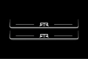Ford Mustang VII 2023+ LED Door Sills Illuminated Scuff RTR Logo Stainless Steel Entry Guards