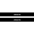 Mitsubishi RVR III 2010+ Illuminated Matte Sill Plates with logo RVR Mitsubishi Led Door Sills PRO opdesign