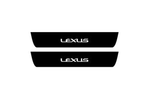Lexus RX IV 2015-2023 Illuminated Matte Sill Plates with logo Lexus Lexus Led Door Sills PRO opdesign