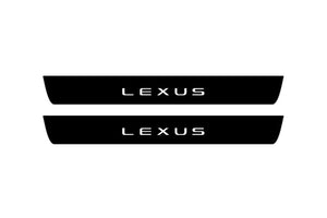 Lexus RZ 2022+ Illuminated Matte Sill Plates with logo Lexus Lexus Led Door Sills PRO opdesign