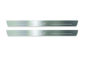 Audi A7 C7 2010-2018 LED Door Sills Illuminated Scuff S7 Logo Stainless Steel Entry Guards