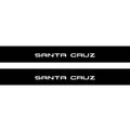 Hyundai Santa Cruz 2021+ Illuminated Matte Sill Plates with logo Cruz Hyundai Led Door Sills PRO opdesign