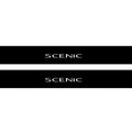 Renault Scenic III 2009-2016 Illuminated Matte Sill Plates with logo Scenic Renault Led Door Sills PRO opdesign