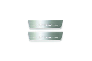 Renault Scenic III 2009+ Stainless Steel LED Door Sills – Scenic Logo
