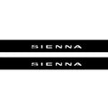 Toyota Sienna III 2011-2020 Illuminated Matte Sill Plates with logo Sienna Toyota Led Door Sills PRO opdesign