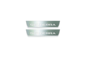 Subaru Solterra 2022+ Stainless Steel LED Door Sills – Solterra Logo