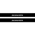Hyundai Sonata VII LF 2014-2019 Illuminated Matte Sill Plates with logo Sonata Hyundai Led Door Sills PRO opdesign
