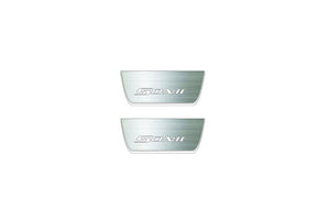 LED door sill plates Chevrolet Sonic 2012+ in stainless steel with Sonic logo