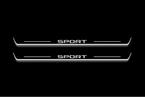 Land Rover Discovery Sport L550 2015+ Stainless LED Door Sills – Sport Logo
