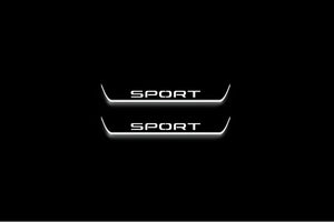 Land Rover Discovery Sport L550 2015+ Stainless LED Door Sills – Sport Logo