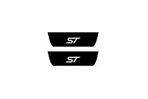 Ford Edge II 2014-2024 Illuminated Matte Sill Plates with logo ST Ford Led Door Sills PRO opdesign