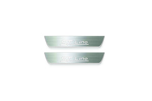 Ford Escape IV 2020+ LED Door Sills Illuminated Scuff ST line Logo Stainless Steel Entry Guards