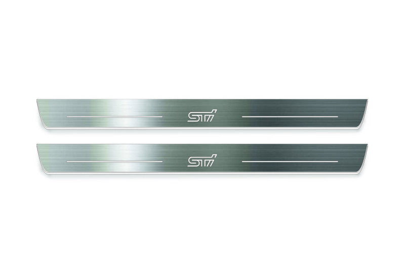 Subaru BRZ II ZD8 2021+ Stainless Steel LED Door Sills – STI Logo