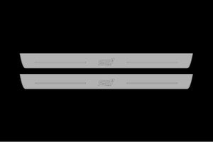 Illuminated LED Door Sill Tread Plates Subaru BRZ II 2021+ With STI Logo Subaru Led Door Sills opdesign