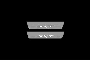 Dodge Charger 2011-2023 LED Door Sills Illuminated Scuff SXT Logo Stainless Steel Entry Guards Door Sills Decoin