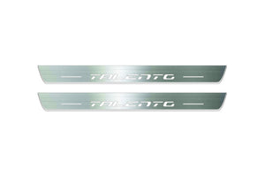 Fiat Talento 2016+ LED Door Sills Illuminated Scuff Talento Logo Stainless Steel Entry Guards