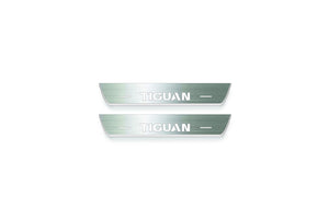 Volkswagen Tiguan II Stainless Steel LED Door Sills – Tiguan Logo