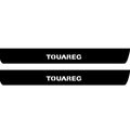 Volkswagen Touareg II 2010-2018 Illuminated Matte Sill Plates with logo Touareg Volkswagen Led Door Sills PRO opdesign