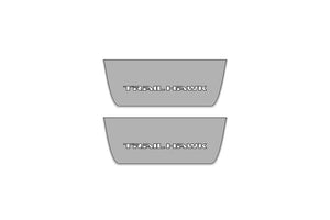 Illuminated LED Door Sill Tread Plates Jeep Grand Cherokee V 2021+ With Trailhawk Logo Jeep Led Door Sills opdesign