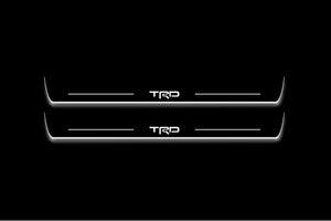 Toyota Camry V50 2012+ Stainless Steel LED Door Sills – TRD Logo