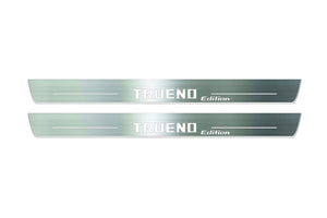 Toyota GR86 2021+ LED Door Sills Illuminated Scuff Trueno Edition Logo Stainless Steel Entry Guards