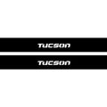 Hyundai Tucson I 2004-2015 Illuminated Matte Sill Plates with logo Tucson Hyundai Led Door Sills PRO opdesign
