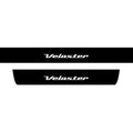 Hyundai Veloster I 2011-2017 Illuminated Matte Sill Plates with logo Veloster Hyundai Led Door Sills PRO opdesign