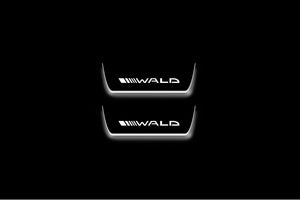 Mercedes-Benz G-Class W464 Stainless Steel LED Door Sills – Wald Logo