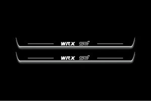 Subaru Impreza III 2007+ Stainless Steel LED Door Sills – WRX STI Logo