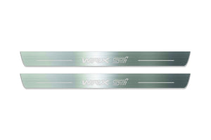 WRX STI V 2016+ LED Door Sills Illuminated Scuff WRX STI Logo Stainless Steel Entry Guards