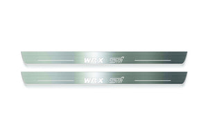 Subaru Impreza III 2007+ Stainless Steel LED Door Sills – WRX STI Logo