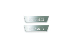 Volvo XC40 2017+ Stainless Steel LED Door Sills – XC40 Logo