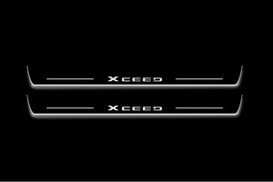 Kia XCeed 2019+ Stainless Steel LED Door Sills – XCeed Logo