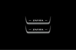 Opel Zafira C 2011+ Stainless Steel LED Door Sills – Zafira Logo
