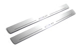 Honda CR-V III 2007+ LED door sill plates in stainless steel with CR-V logo