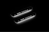 BMW X5 E53 1999+ stainless steel illuminated entry guards with BMW Individual logo