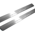 Illuminated LED Door Sill Tread Plates BMW 5 F10 2009-2017 With M Perfomance Logo BMW Led Door Sills decoinfabric