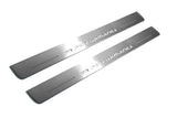 BMW 5 G60 2023+ stainless steel illuminated entry guards with M Performance logo