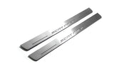 Dodge Charger LD 2023+ stainless steel illuminated entry guards with Scat Pack logo