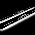 Toyota Corolla Cross Stainless LED Door Sills – Corolla Cross Logo
